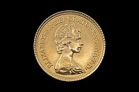 Half Sovereign 1982 Queen Elizabeth II Great Britain