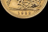 Half Sovereign 1982 Queen Elizabeth II Great Britain