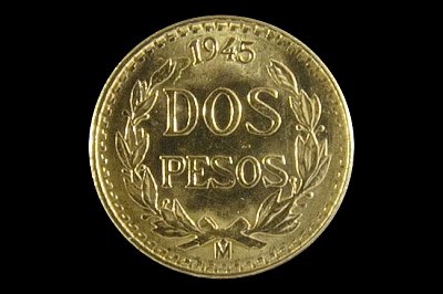2 Pesos 1/5 Hidalgo 1945 México