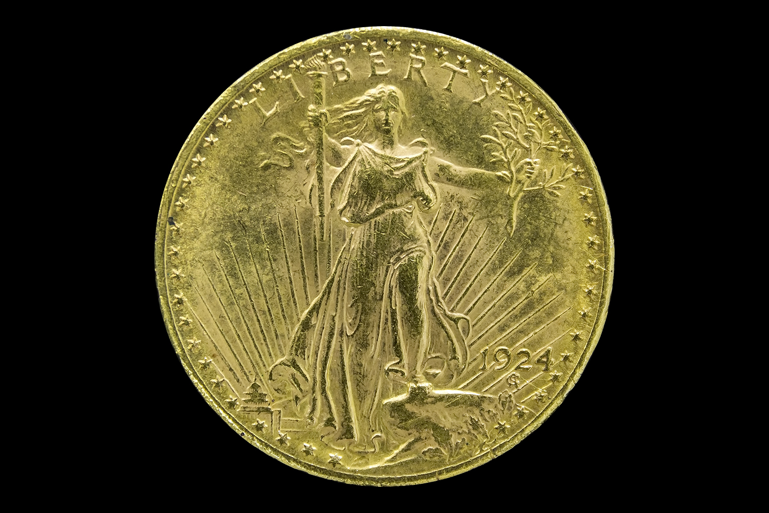 20 Dólares Dupla Águia St. Gaudens 1924 EUA