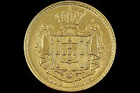 2000 Reis (Quinto de Corona) Pedro V 1857 Portugal