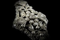 Alfinete Antigo Brilhantes