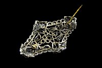 Alfinete Antigo Brilhantes