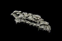 Alfinete Antigo Brilhantes