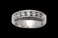 Anillo Platino Diamantes