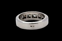 Anillo Platino Diamantes