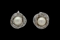 Pendientes Perlas Circonitas Blancas