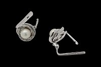 Pendientes Perlas Circonitas Blancas