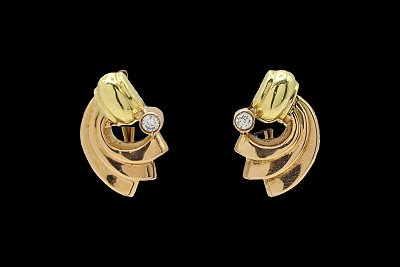 White Zirconias Earrings