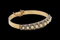 Esclava Perlas Diamantes