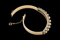 Esclava Perlas Diamantes