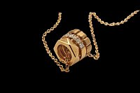 Cadena Eslabones Colgante Diamantes