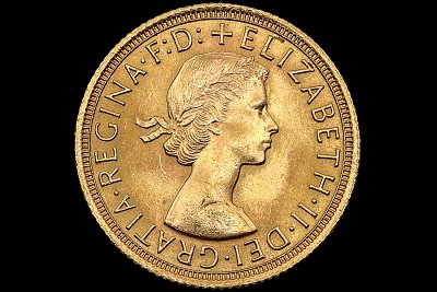 Libra Isabel II 1964 Grã-Bretanha