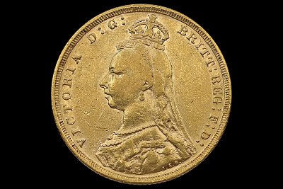 Libra Vitória Jubileu com Diadema 1892 M Grã-Bretanha