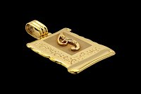 Colgante Letra I Diamantes