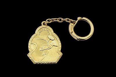 Old Automobile Keychain