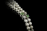 Diamonds Emeralds Bracelet