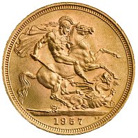 La Reina Isabel II y SM el Rey Carlos III Juego 2 Monedas en Oro