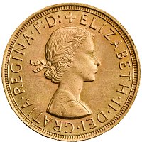 La Reina Isabel II y SM el Rey Carlos III Juego 2 Monedas en Oro